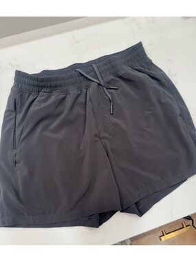 lululemon athletica Men's Charcoal Athletic Drawstring Shorts